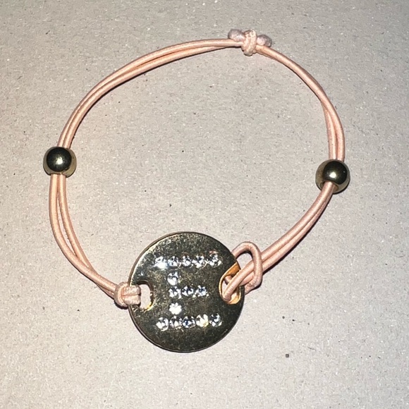 An E Charm Bracelet - Picture 1 of 5
